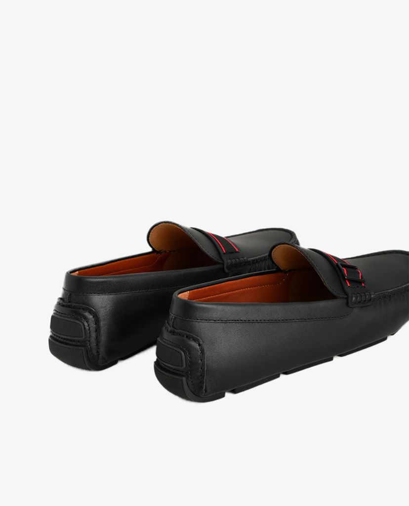 PEDRO - Giày lười nam mũi vuông Buckled Leather Moccasins