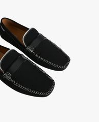 PEDRO - Giày lười nam mũi vuông Denim