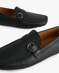 PEDRO - Giày lười nam khóa tròn Buckle Detailing