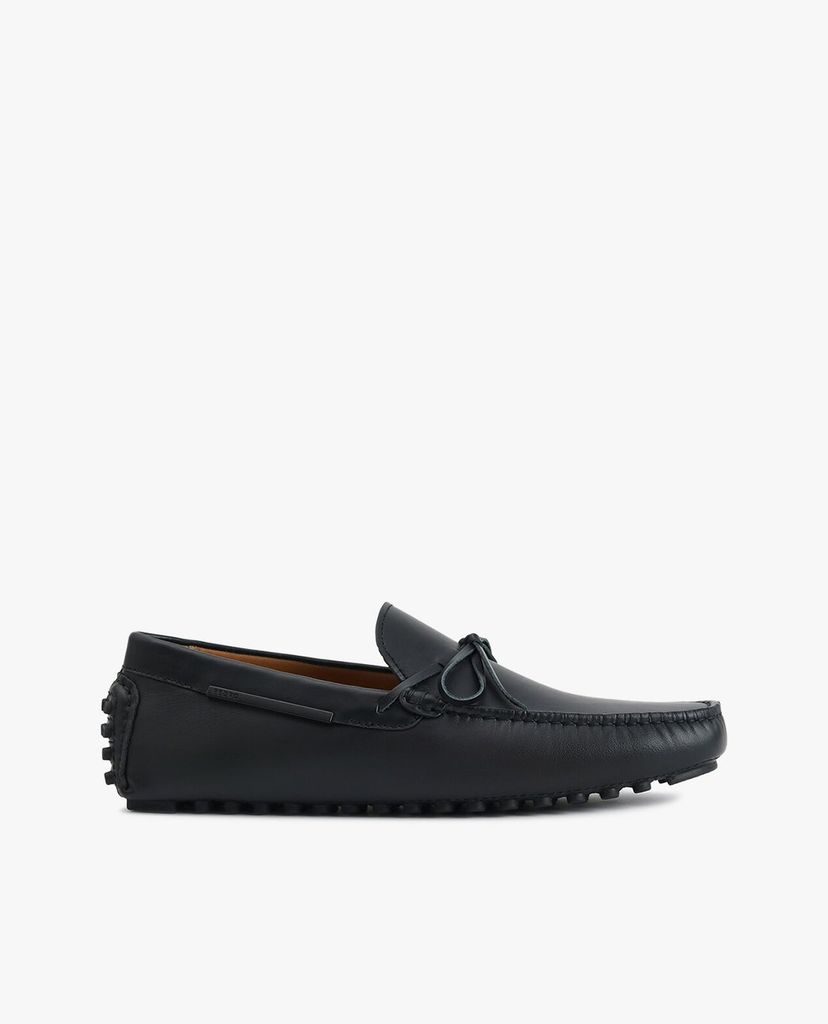 PEDRO - Giày lười nam mũi vuông Bow Detailing