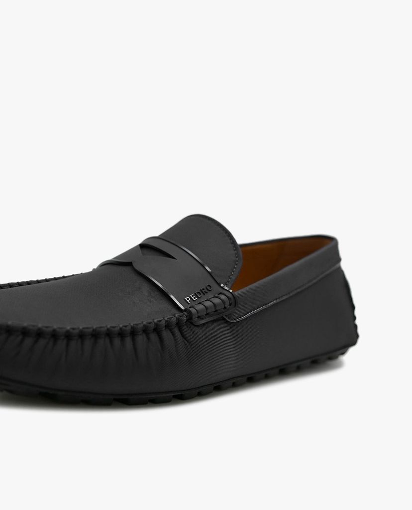 PEDRO - Giày lười nam mũi tròn Penny Moccasins