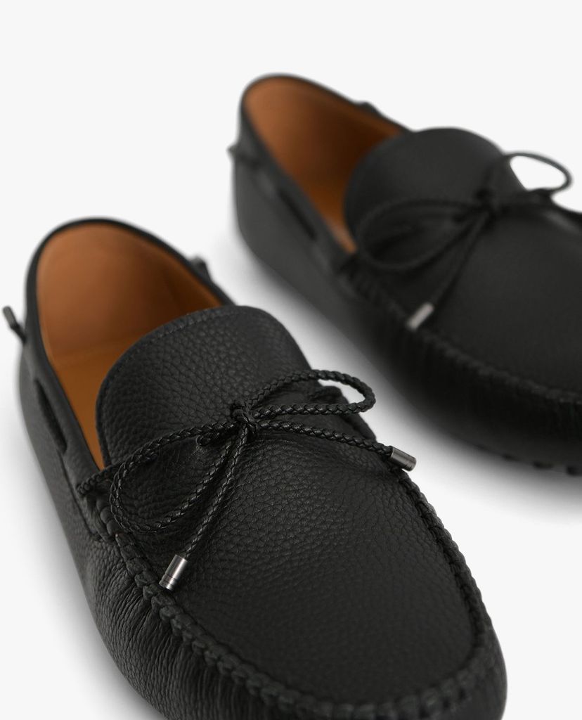 PEDRO - Giày lười nam thắt nơ Textured Moccasins