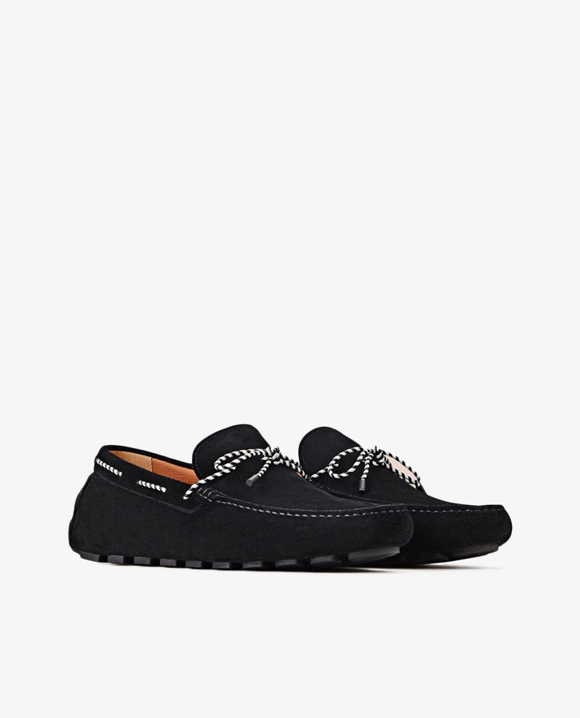PEDRO - Giày lười nam phối nơ thời trang Bow Suede Moccasins