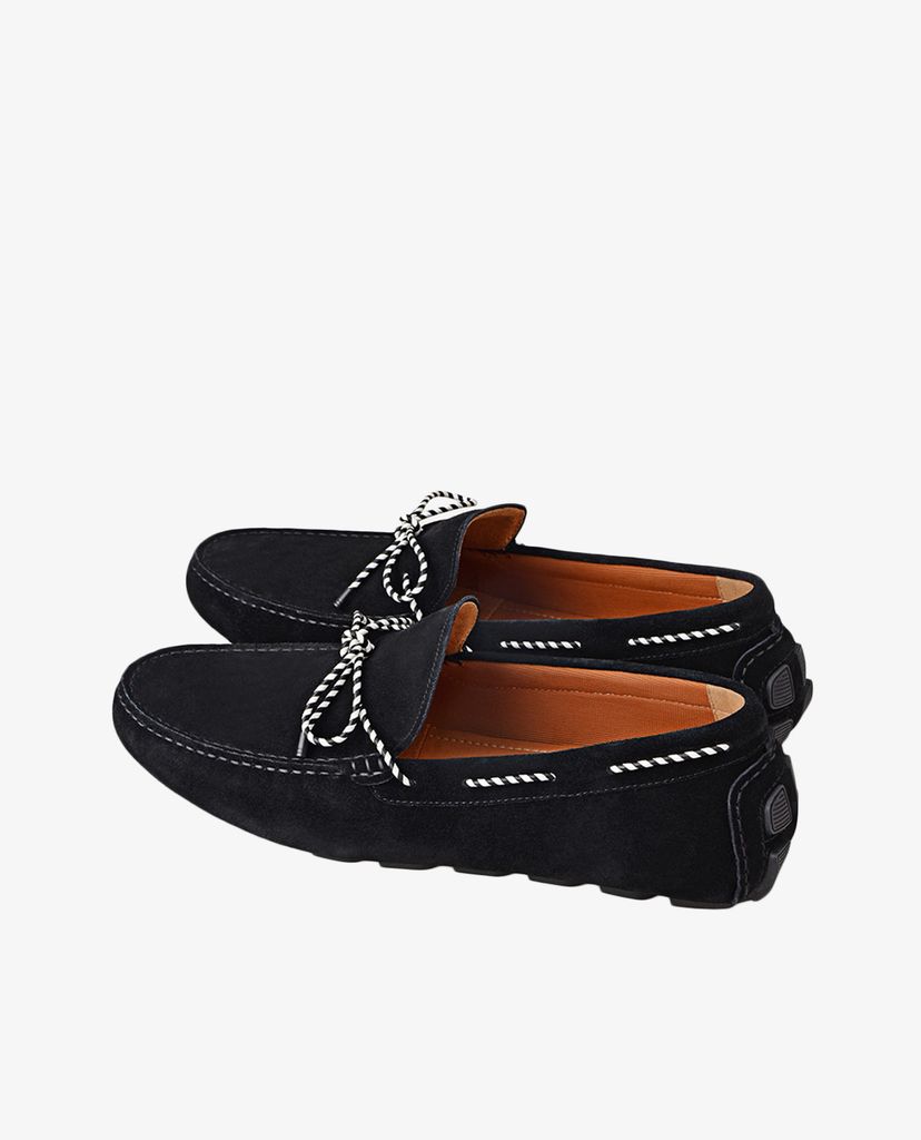 PEDRO - Giày lười nam phối nơ thời trang Bow Suede Moccasins