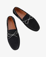 PEDRO - Giày lười nam phối nơ thời trang Bow Suede Moccasins