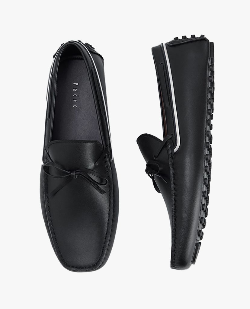 PEDRO - Giày lười nam phối nơ Leather Bow