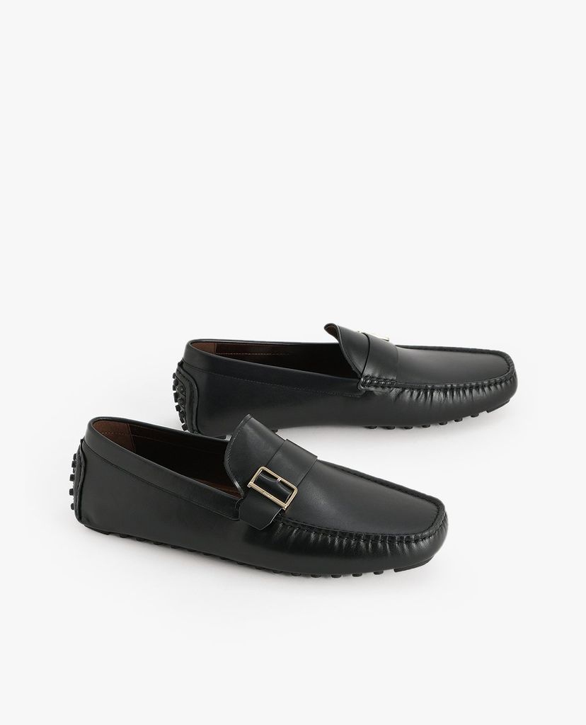 PEDRO - Giày lười nam phối quai ngang Buckled Leather Moccasin