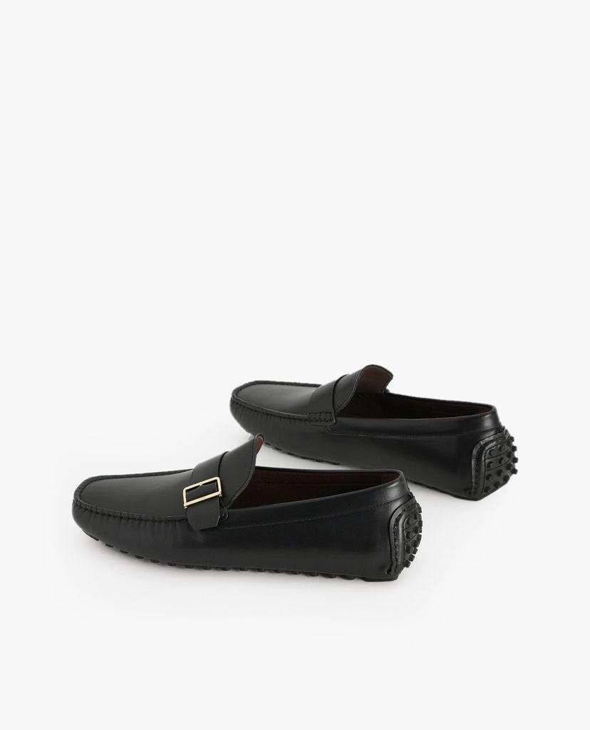 PEDRO - Giày lười nam phối quai ngang Buckled Leather Moccasin