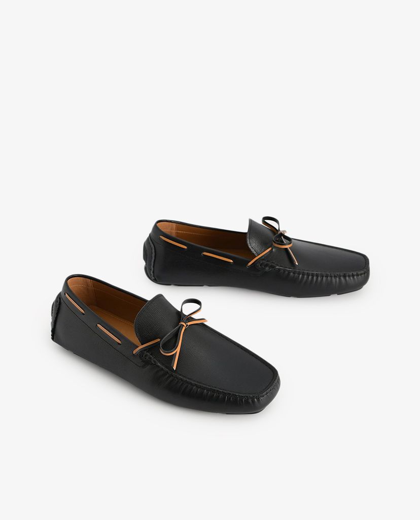 PEDRO - Giày lười nam mũi vuông Textured Leather