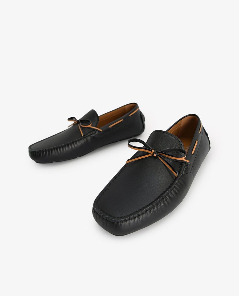 PEDRO - Giày lười nam mũi vuông Textured Leather