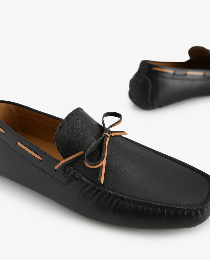 PEDRO - Giày lười nam mũi vuông Textured Leather
