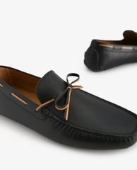 PEDRO - Giày lười nam mũi vuông Textured Leather