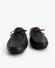 PEDRO - Giày lười nam mũi tròn da Bow Detailed