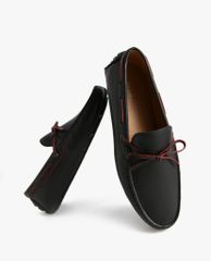 PEDRO - Giày lười nam mũi tròn da Bow Detailed