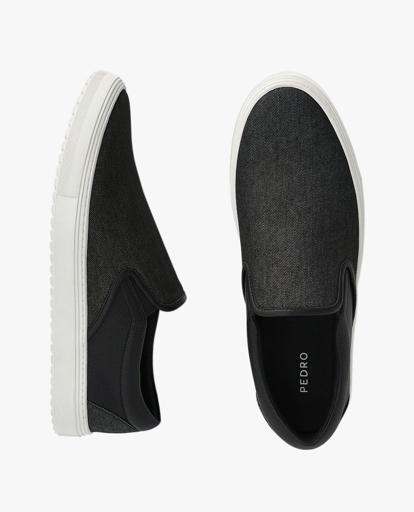 PEDRO - Giày lười nam Denim Slip On