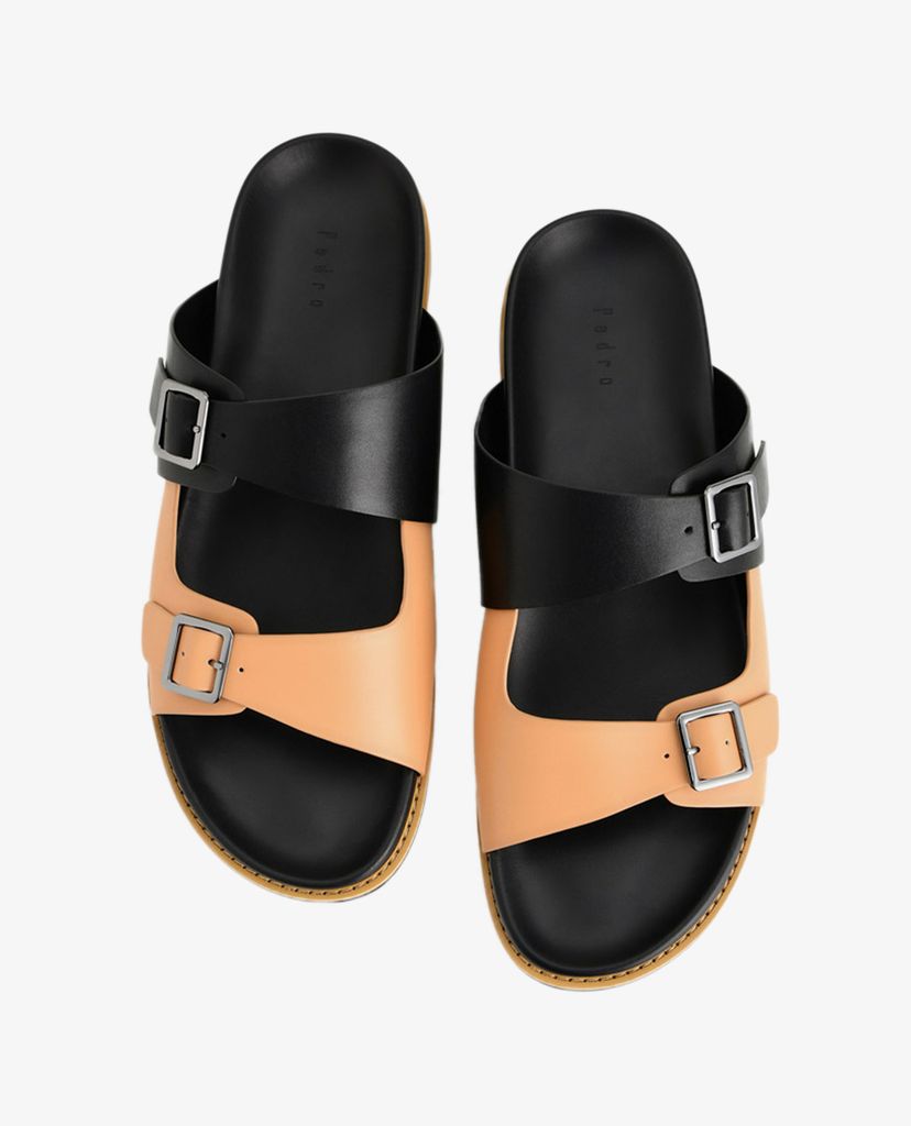 PEDRO - Giày sandals nam quai ngang Two Toned