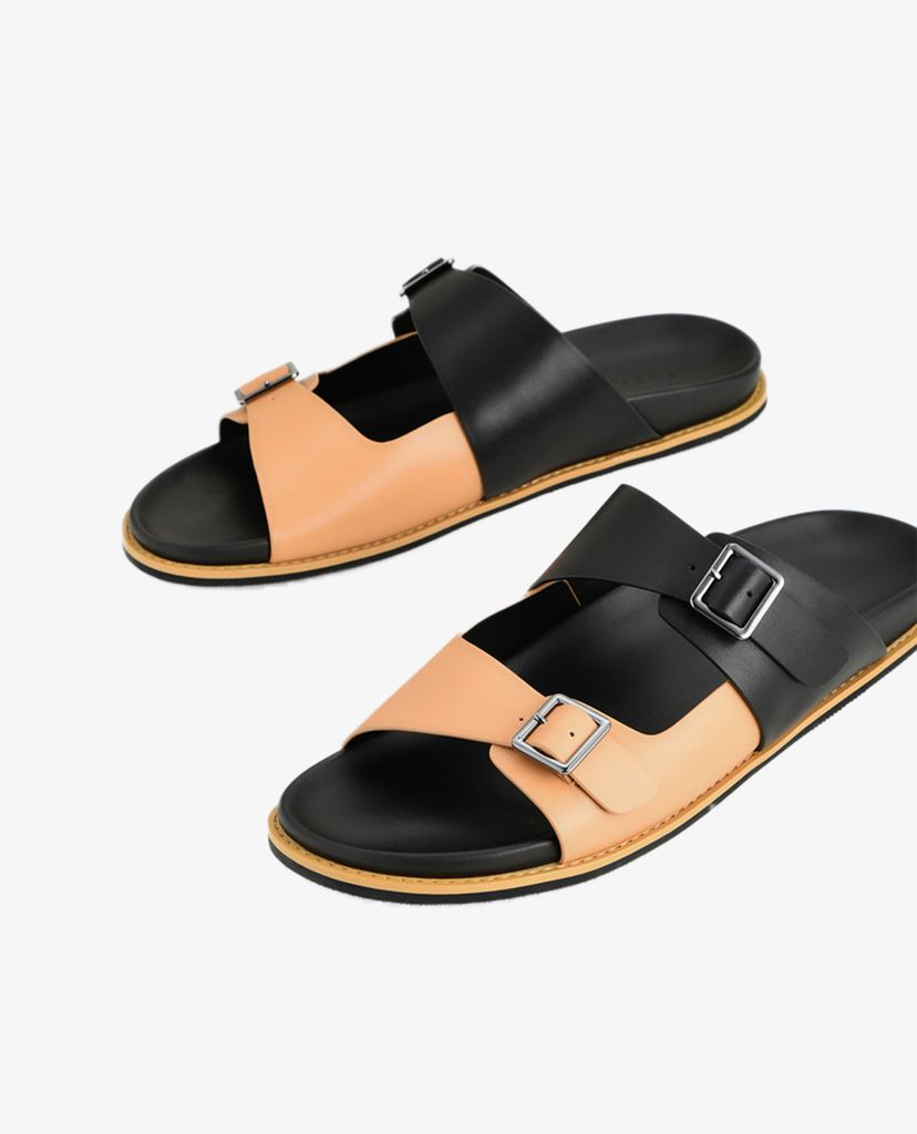 PEDRO - Giày sandals nam quai ngang Two Toned