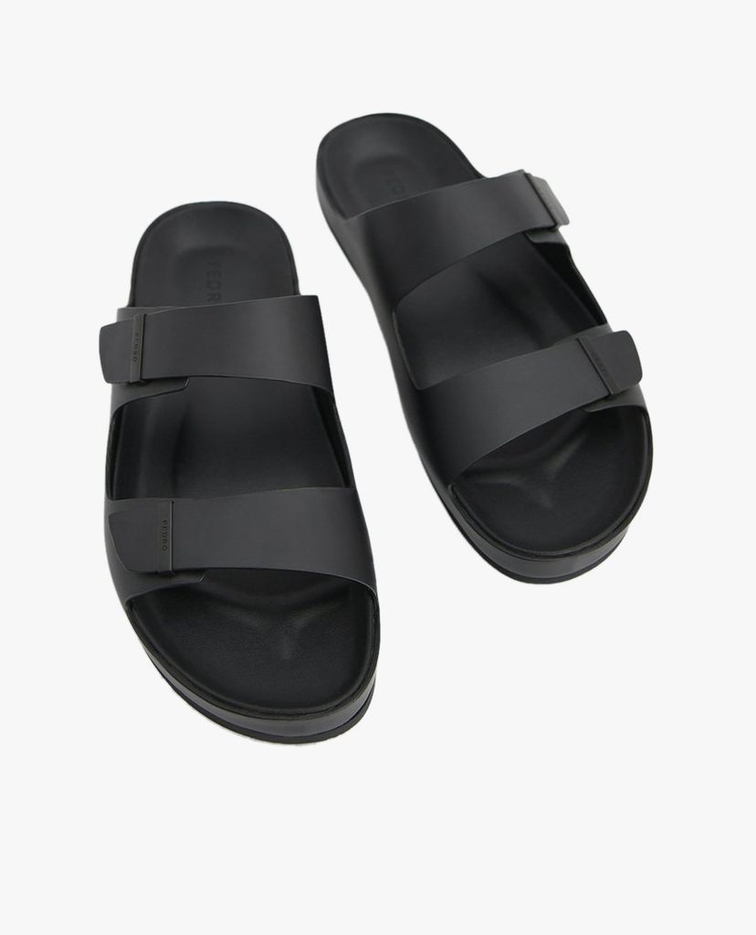 PEDRO - Giày sandal nam quai ngang phối khóa cài thời trang