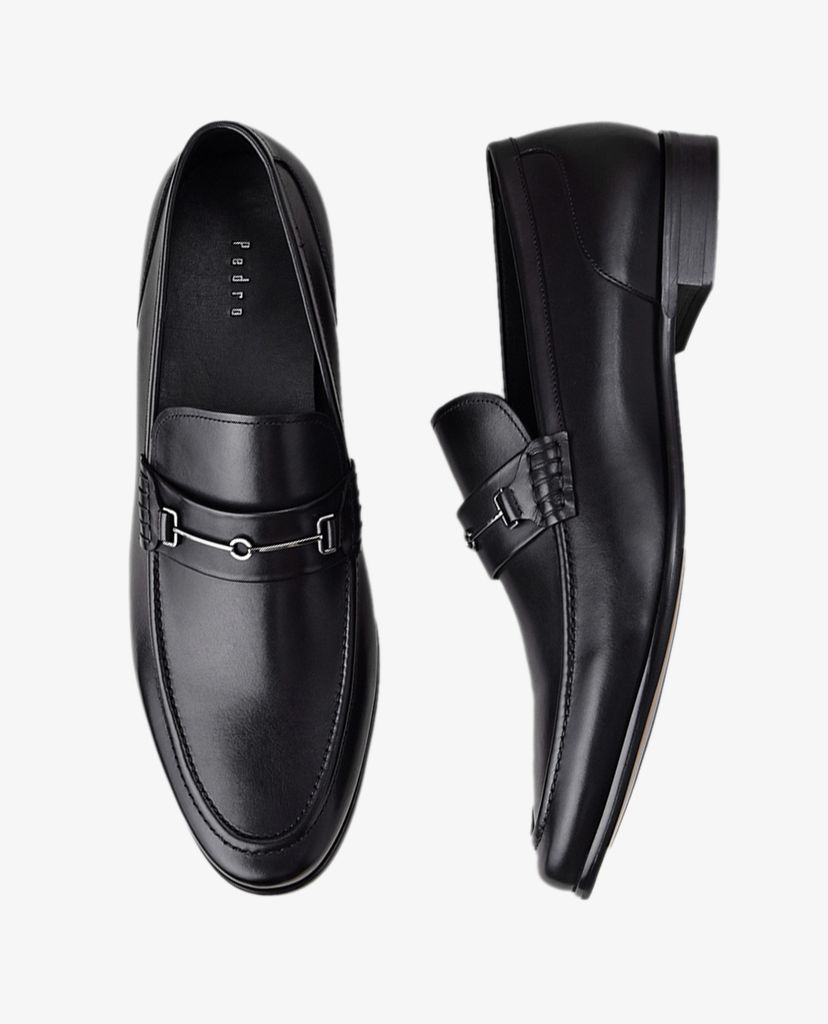 PEDRO - Giày tây nam Leather Bit Loafers