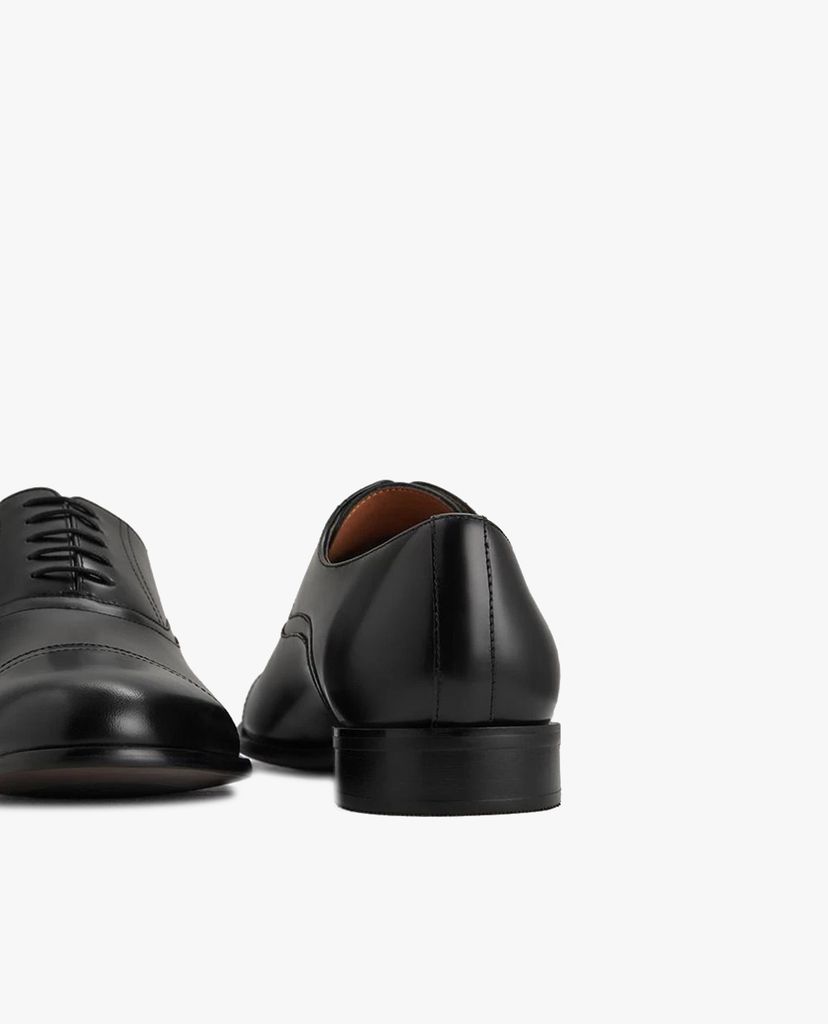 PEDRO - Giày tây nam mũi nhọn Textured Leather Cap Toe