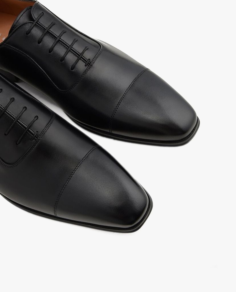 PEDRO - Giày oxford nam mũi nhọn Leather Cap Toe