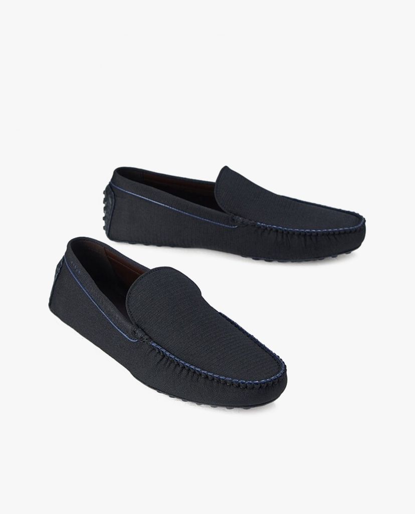 PEDRO - Giày lười nam mũi tròn Denim