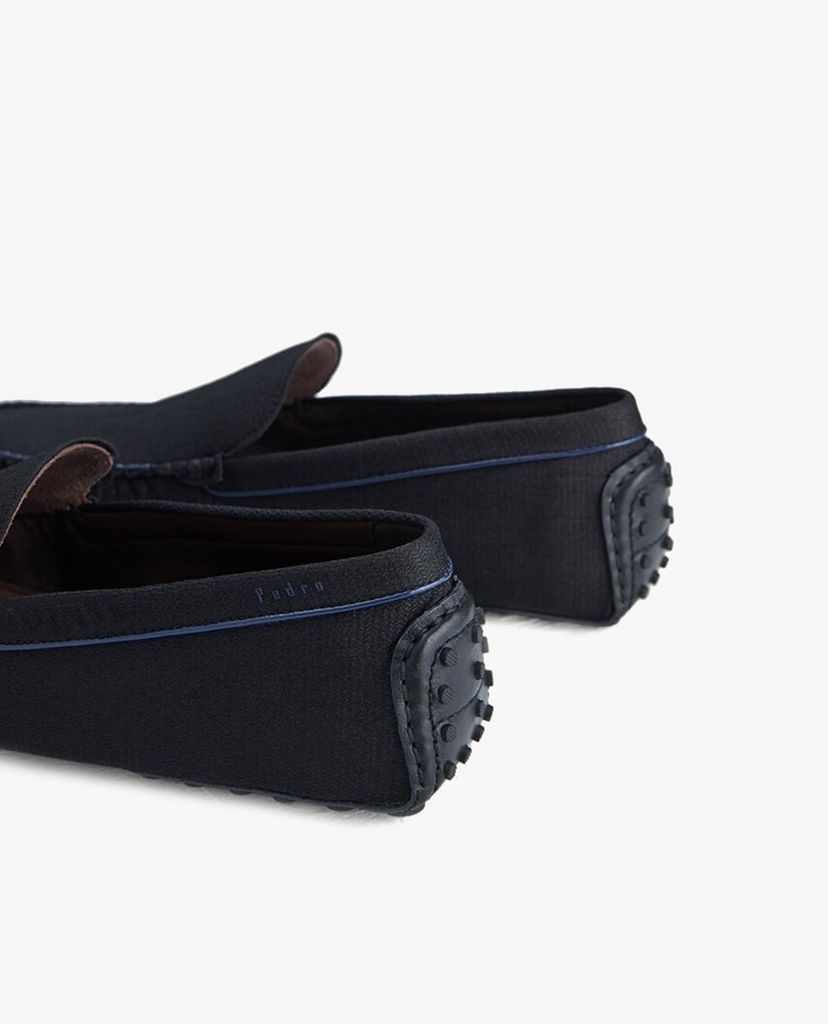 PEDRO - Giày lười nam mũi tròn Denim