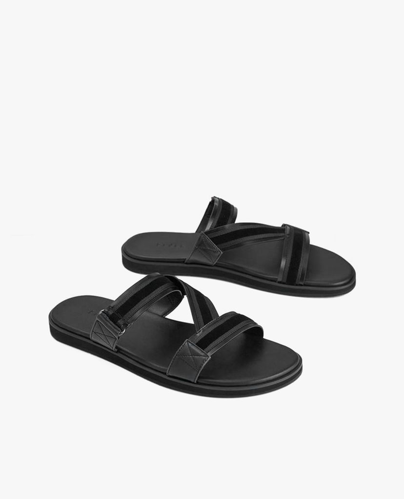 PEDRO - Giày sandals nam quai ngang Velvet Trim Slides