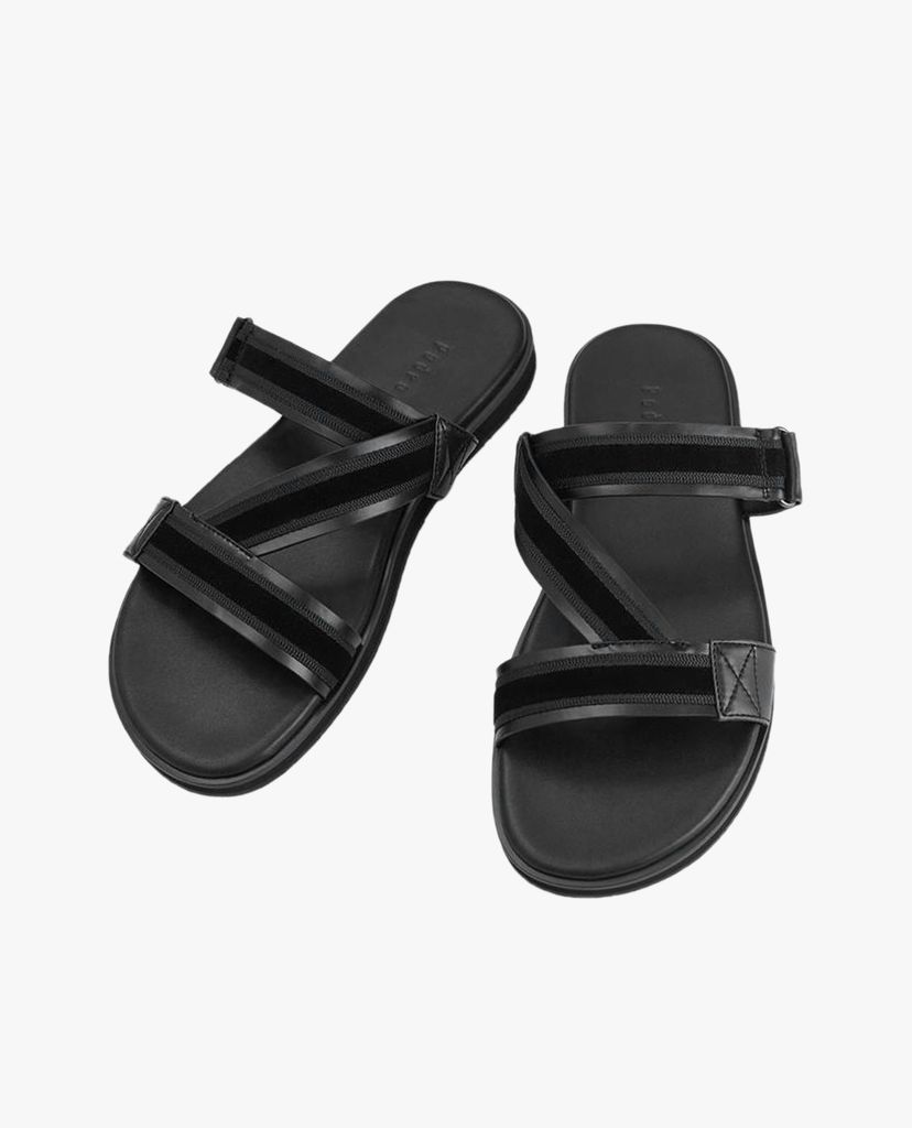 PEDRO - Giày sandals nam quai ngang Velvet Trim Slides