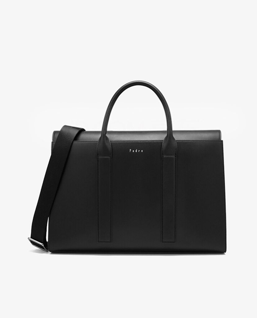 PEDRO - Cặp xách nam phối zip phom chữ nhật thời trang