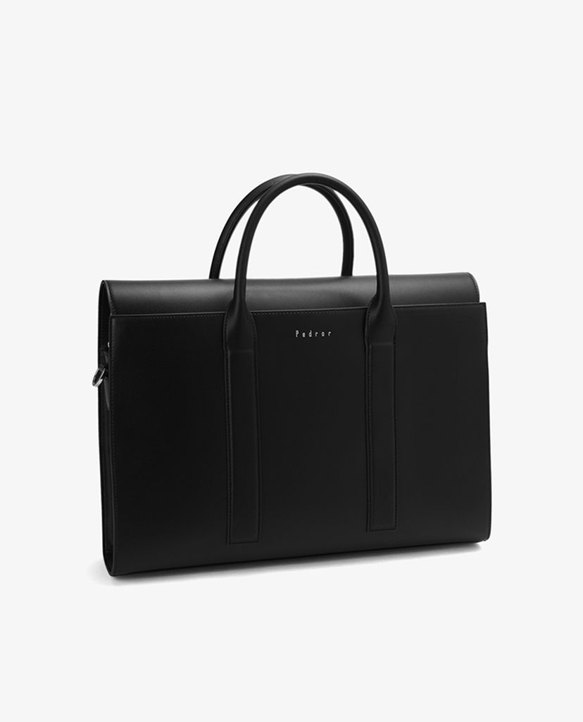 PEDRO - Cặp xách nam phối zip phom chữ nhật thời trang