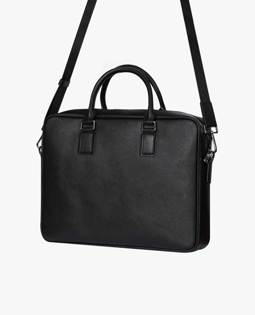 Túi xách nam hình chữ nhật Embossed Leather