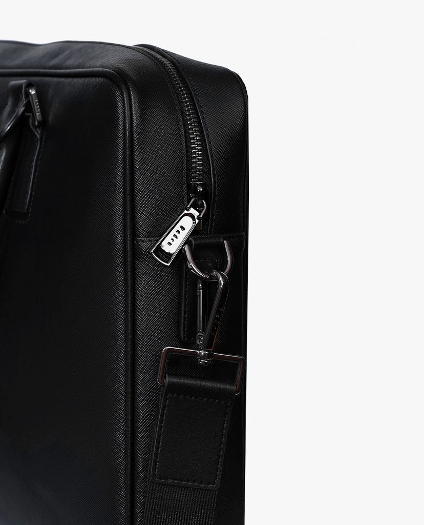 Túi xách nam hình chữ nhật Embossed Leather