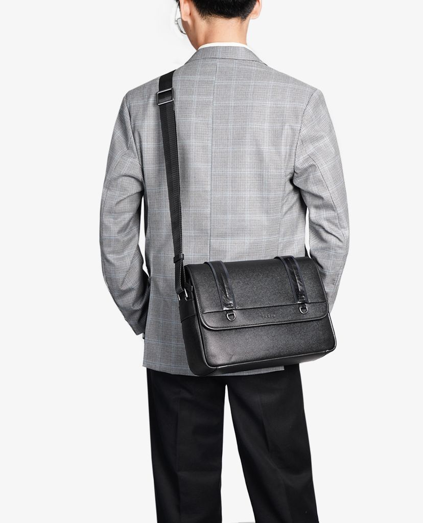 Túi đeo chéo nam nắp gập Casual Messenger