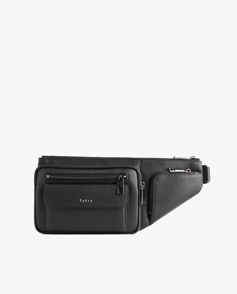 PEDRO - Túi đeo chéo nam chữ nhật Embossed Sling
