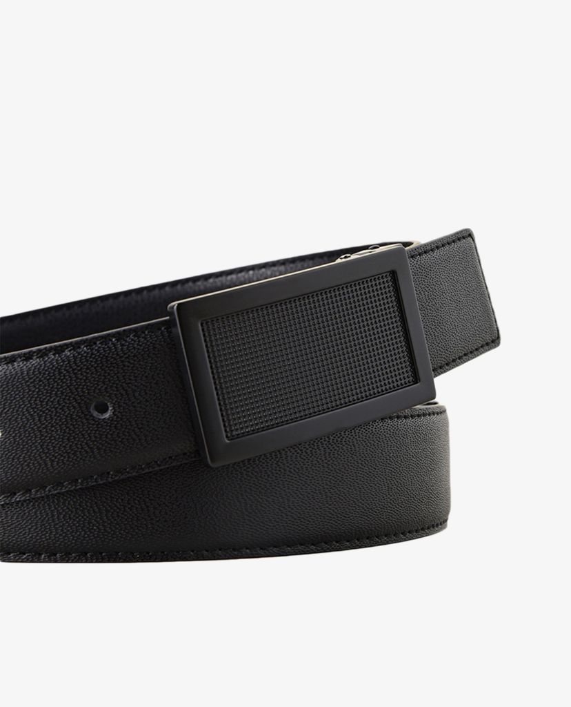 PEDRO - Thắt lưng nam da bảng vừa Embossed Leather Reversible Tang