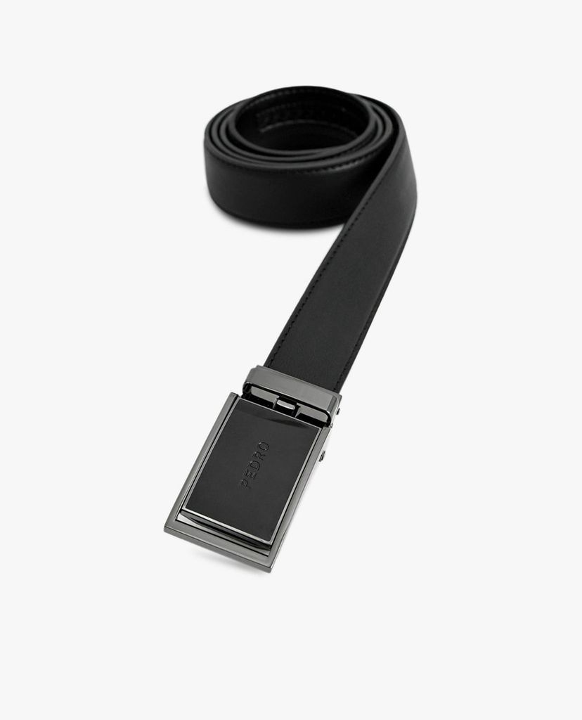 PEDRO - Thắt lưng nam da bản vừa thời trang Automatic Buckle