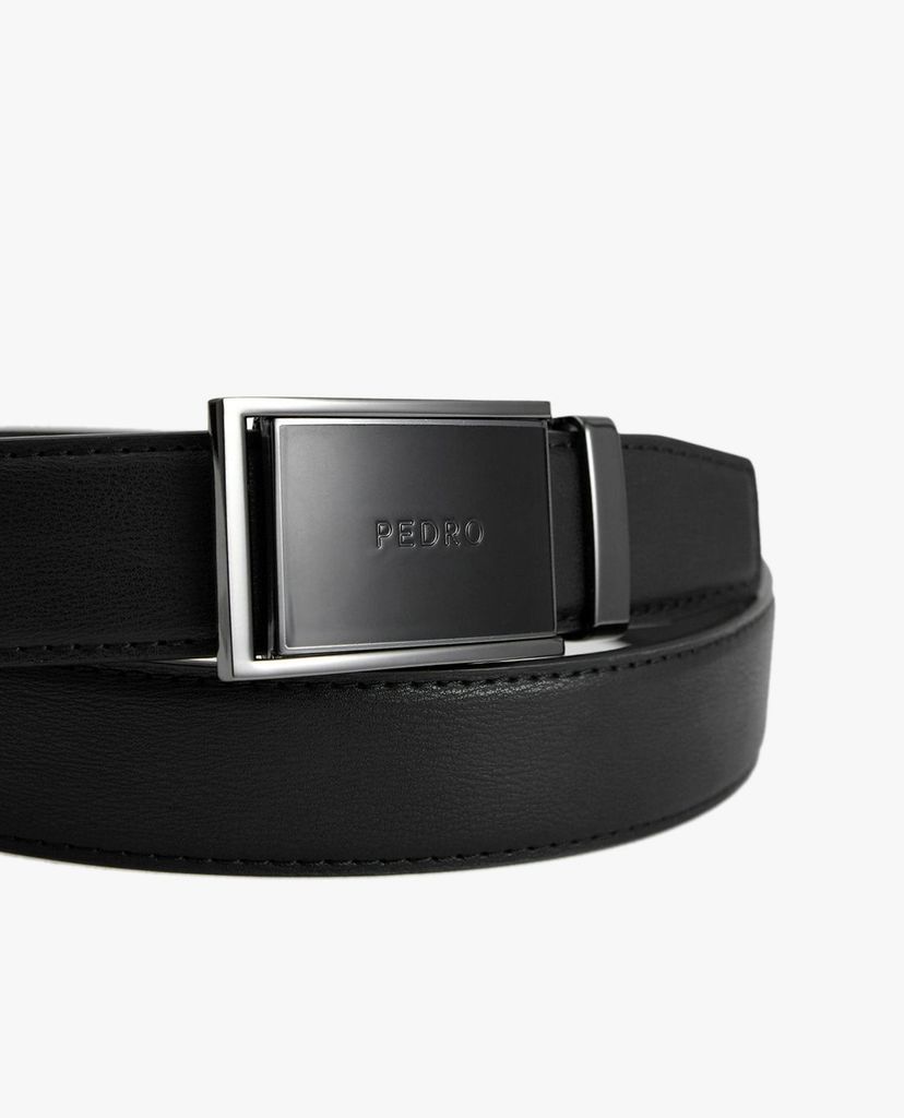 PEDRO - Thắt lưng nam da bản vừa thời trang Automatic Buckle