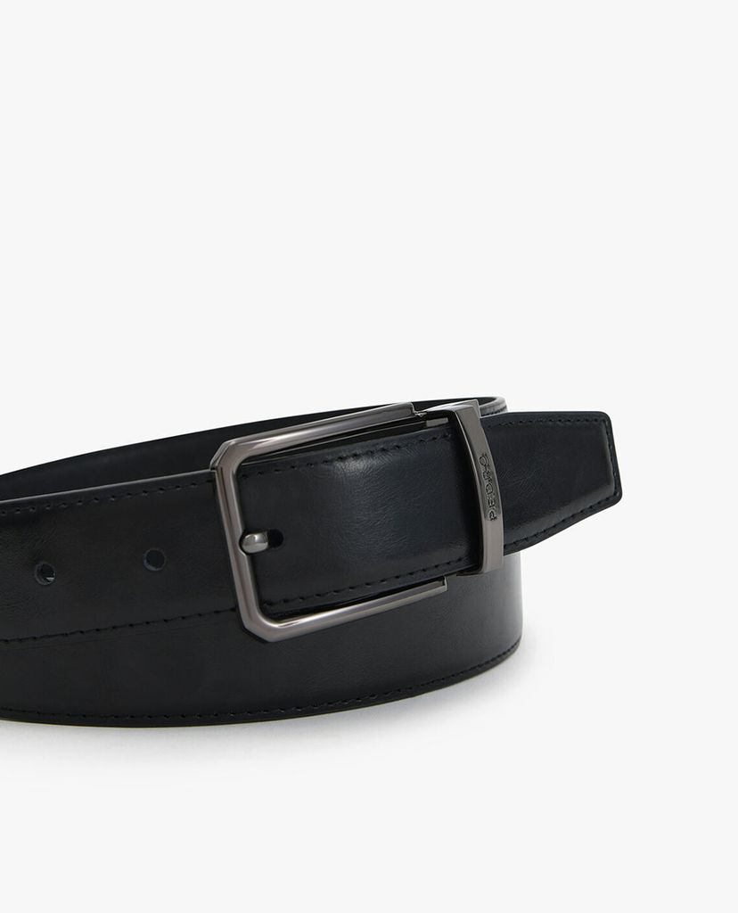 PEDRO - Thắt lưng nam da Textured Leather Reversible