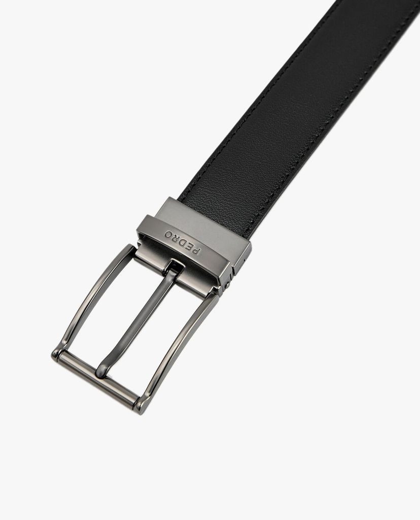 PEDRO - Thắt lưng nam da bản vừa Reversible Pin