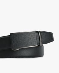 PEDRO - Thắt lưng nam da mặt kim loại Textured Leather Automatic