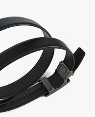 PEDRO - Thắt lưng nam da mặt kim loại Textured Leather Automatic