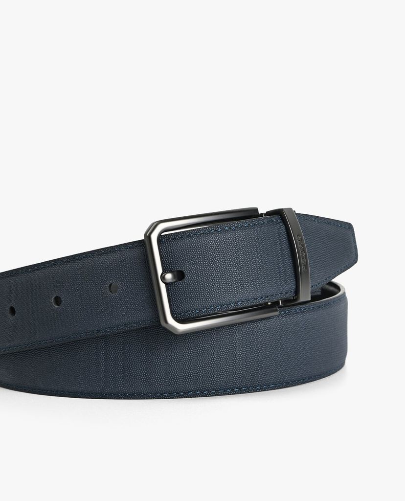PEDRO - Thắt lưng nam da mặt kim loại Reversible Tang Leather