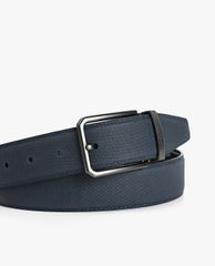 PEDRO - Thắt lưng nam da mặt kim loại Reversible Tang Leather