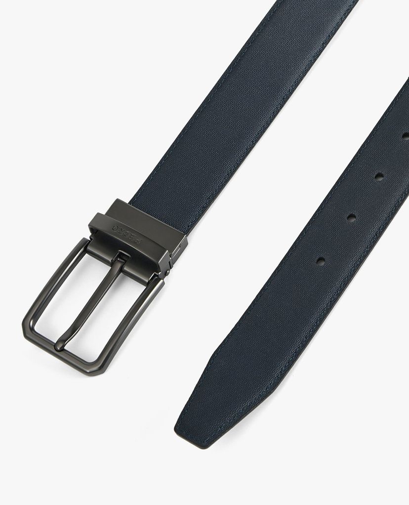 PEDRO - Thắt lưng nam da mặt kim loại Reversible Tang Leather