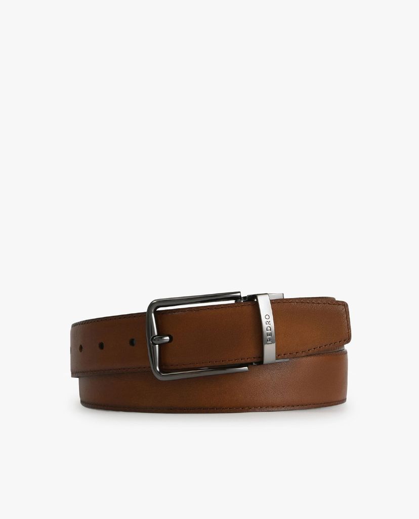 PEDRO - Thắt lưng nam da bản vừa thời trang