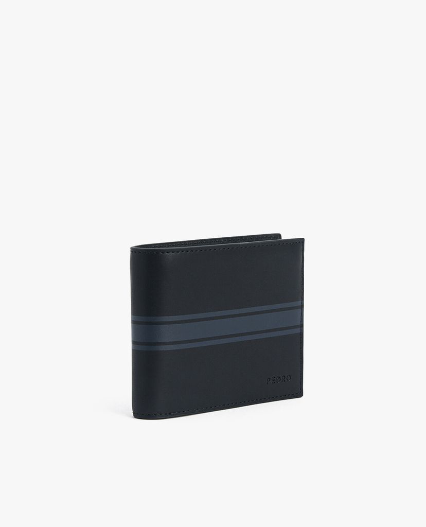 PEDRO - Ví nam dạng gập Two Tone Leather Bi Fold