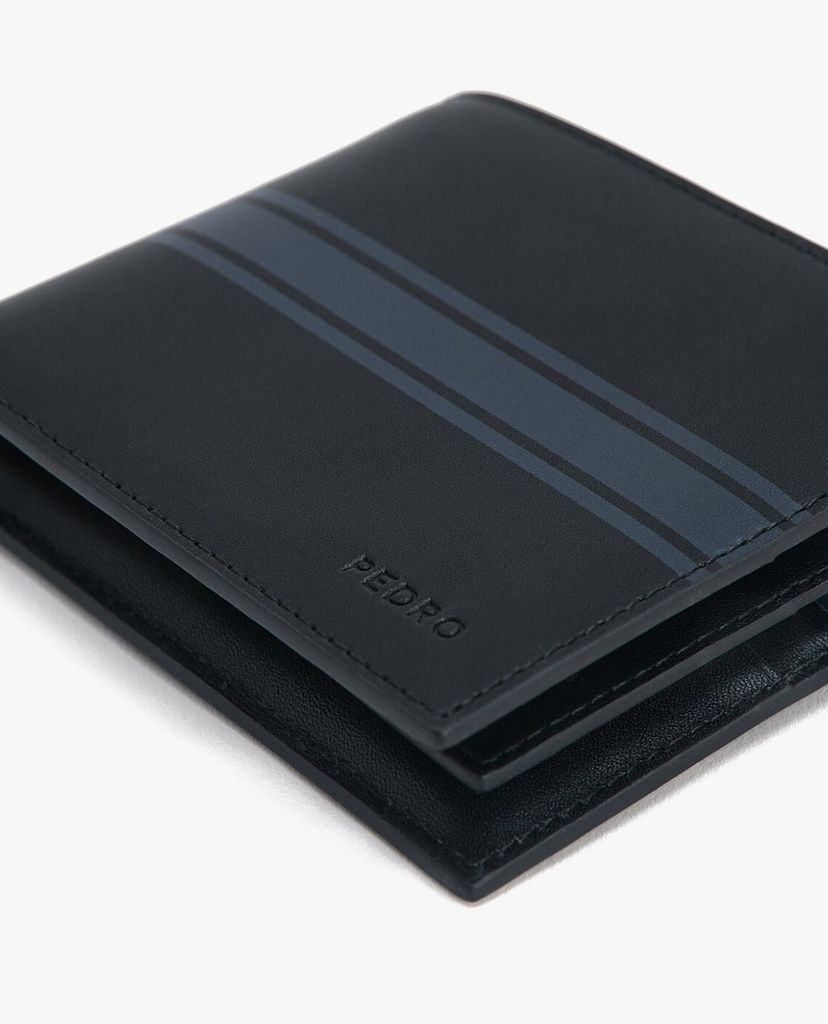 PEDRO - Ví nam dạng gập Two Tone Leather Bi Fold