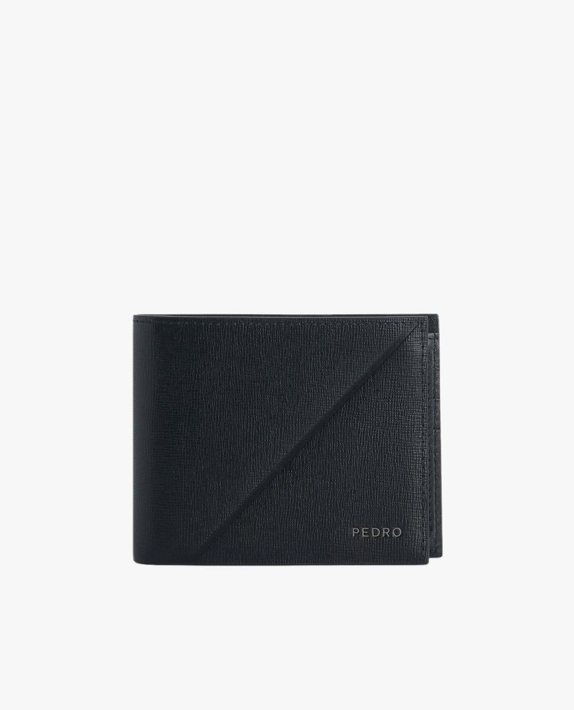 PEDRO - Ví nam dạng gập Textured Leather Bi Fold