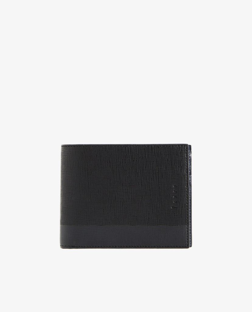 PEDRO - Ví nam dạng gập kẻ ngang Leather Bi Fold With Insert